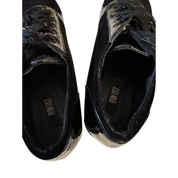 Iron Fist Creature of The Night Black Batwing Platform Shoes US 7 Goth Alt Punk - Picture 6 of 7